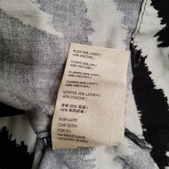 by Anthropologie Constance Wide Leg Overalls Size L - Picture 15 of 15